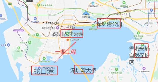 航道大致范围